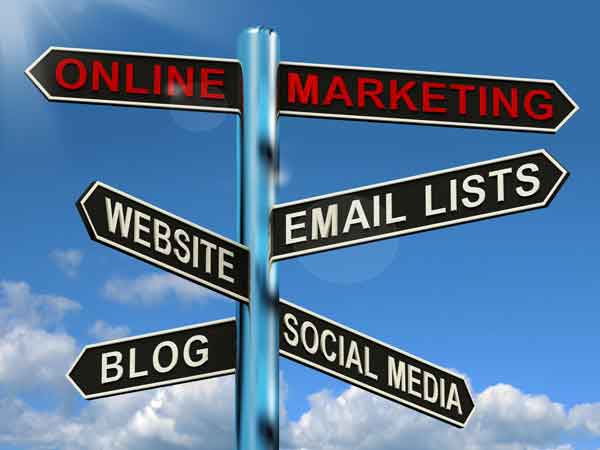 online marketing blogs websites social media and email